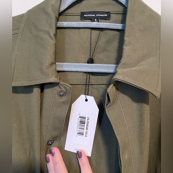 Universal Standard - Small 14/16 - Stretch Cotton Twill Jumpsuit - Picture 7 of 8